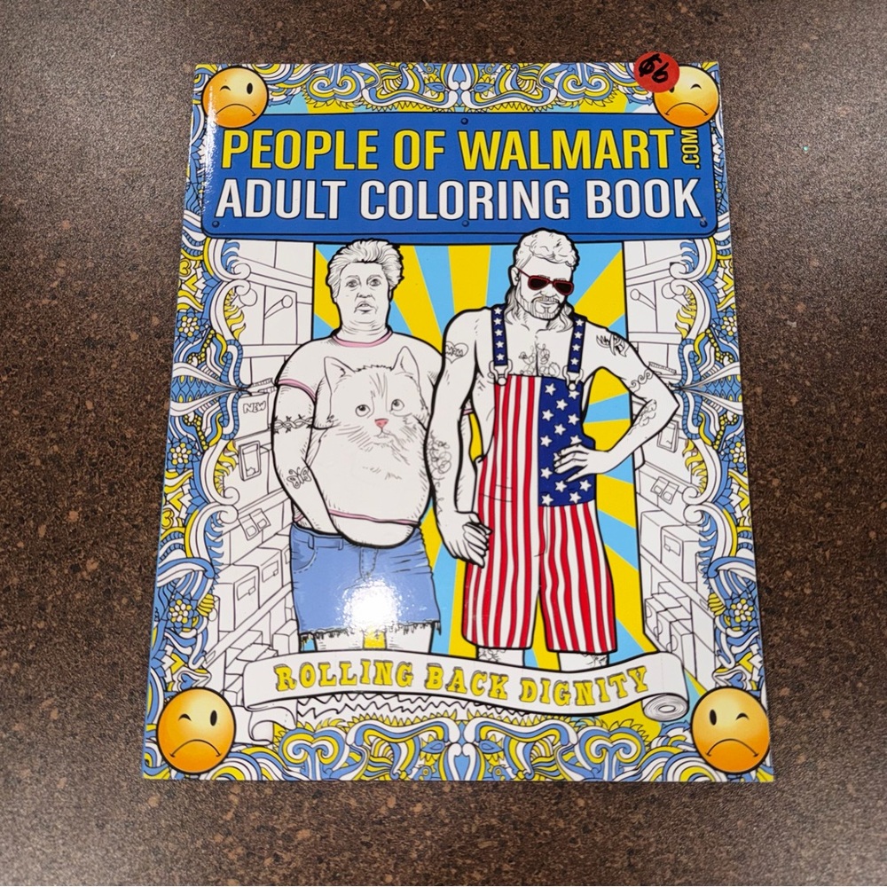 People of Walmart Adult Coloring Book